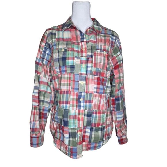 L.L. Bean Womens Quilted Long Sleeve Button Down Shirt Size Petite Small - Picture 1 of 9